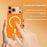Q.COO For iPhone 17 Pro Magnetic Case Shockproof TPU Phone Cover Compatible with MagSafe - Light Sand Orange - 6
