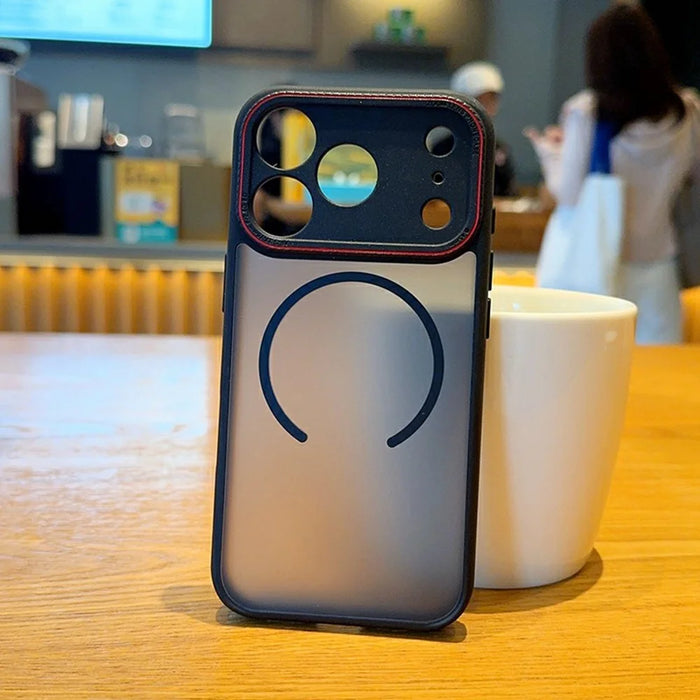For iPhone 17 Pro Max Case Compatible with MagSafe TPU + PC Matte Phone Back Cover - 7