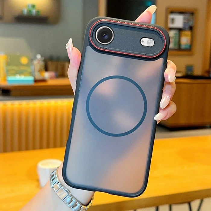 For iPhone Air Case Compatible with MagSafe TPU + PC Matte Phone Back Cover - 1
