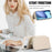 For iPhone Air Case RFID Blocking Zipper Wallet Leather + TPU Phone Cover with Shoulder Strap - Apricot - 7