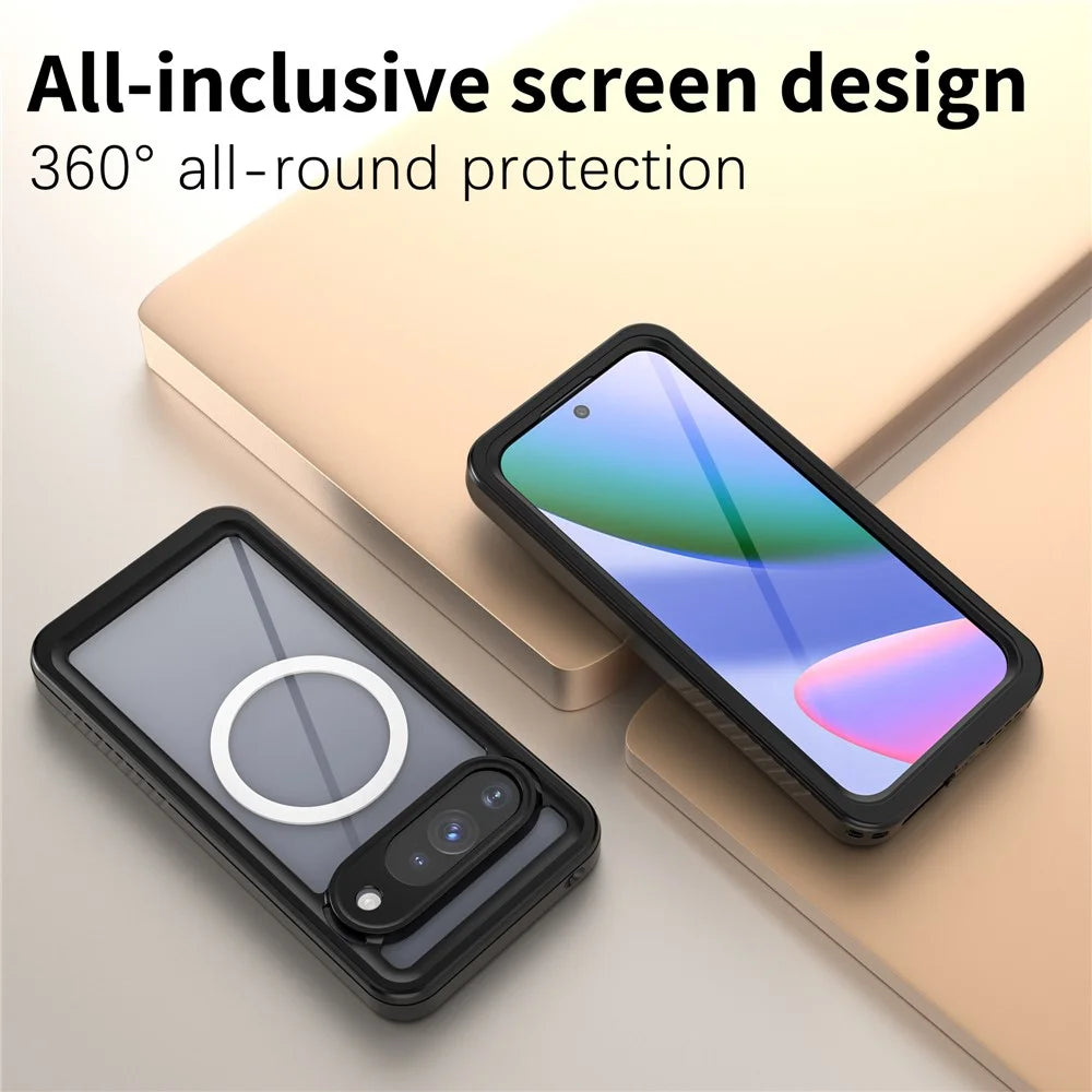 REDPEPPER FS Series For Google Pixel 10 Waterproof Magnetic Case PC TPU PET Clear Phone Cover - 4