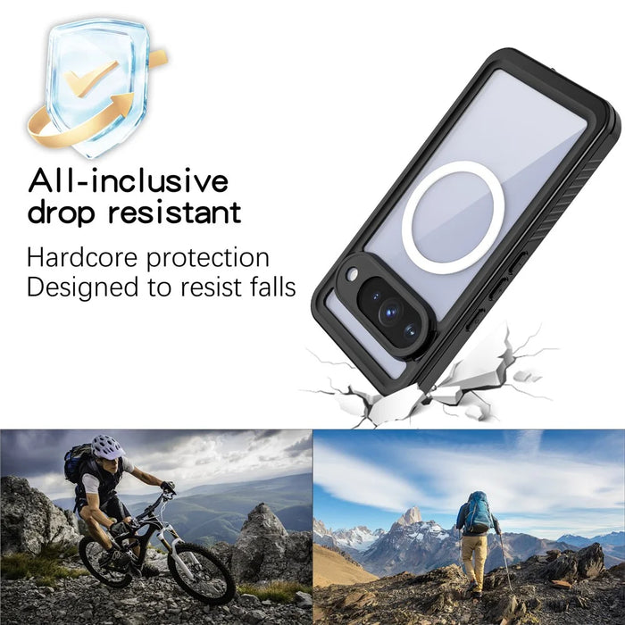 REDPEPPER FS Series For Google Pixel 10 Waterproof Magnetic Case PC TPU PET Clear Phone Cover - 7