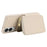 For Samsung Galaxy S25 Edge Case RFID Blocking Zipper Wallet Leather + TPU Phone Cover with Shoulder Strap - Apricot - 2