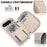 For Google Pixel 9 / 9 Pro Case RFID Blocking Zipper Wallet Leather + TPU Phone Cover with Shoulder Strap - Apricot - 4