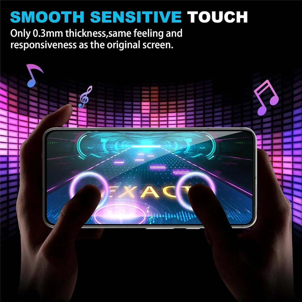 For Xiaomi Redmi 15C 5G (EU) (173mm)  /  15C 4G (EU) (173mm) Clear TPU Anti-Scratch Phone Case + 2.5D Arc Edge Screen Protector - 7