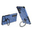 For Samsung Galaxy S26 Magnetic Case Rotating Metal Kickstand Shockproof PC + TPU Phone Back Cover - Dark Blue - 2