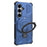 For Samsung Galaxy S26 Magnetic Case Rotating Metal Kickstand Shockproof PC + TPU Phone Back Cover - Dark Blue - 6