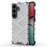 For Samsung Galaxy S26 Case PC + TPU Phone Cover Honeycomb Shape - Grey - 1