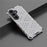 For Samsung Galaxy S26 Case PC + TPU Phone Cover Honeycomb Shape - Grey - 6