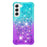 For Samsung Galaxy S23 TPU Case Gradient Quicksand Phone Back Cover - Sky Blue  /  Purple - 3