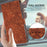 For Samsung Galaxy S25 FE Flip Case Cherry Blossom Pattern Leather Wallet Stand Phone Cover with Wrist Strap - Brown - 6