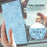 For Samsung Galaxy S25 Edge Flip Case Cherry Blossom Pattern Leather Wallet Stand Phone Cover with Wrist Strap - Sky Blue - 6
