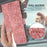 For Samsung Galaxy S25 Ultra Flip Case Cherry Blossom Pattern Leather Wallet Stand Phone Cover with Wrist Strap - 6