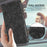 For Samsung Galaxy S25 Flip Case Cherry Blossom Pattern Leather Wallet Stand Phone Cover with Wrist Strap - Black - 6