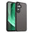 For Samsung Galaxy S24 FE Case Skin Touch Matte Anti Drop TPU PC Phone Back Cover - Black - 1