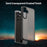 For Samsung Galaxy S24 FE Case Skin Touch Matte Anti Drop TPU PC Phone Back Cover - Black - 3