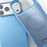 For iPhone 17 Pro Max Magnetic Case Plant-based Fiber + PC Phone Cover with Metal Lens Frame - Blue - 6
