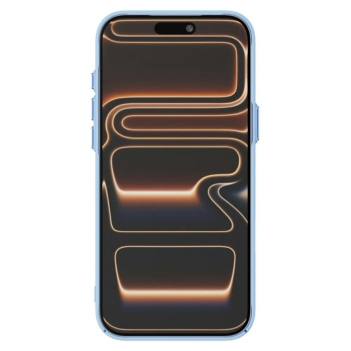 For iPhone 17 Pro Magnetic Case Plant-based Fiber + PC Phone Cover with Metal Lens Frame - Blue - 2