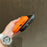 For iPhone 17 Pro Case Round Hole Shockproof PU + TPU Phone Back Cover - Orange - 3