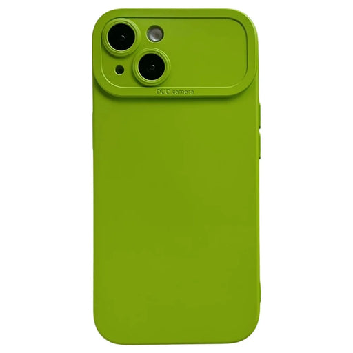 YCADEN For iPhone 14 Plus Case Precision Cutout TPU Protective Phone Cover - Green - 1