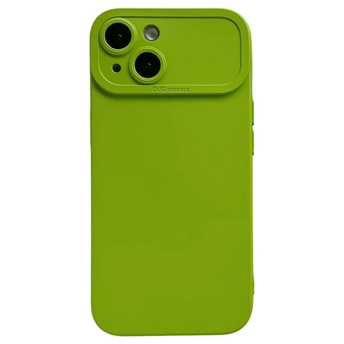 YCADEN For iPhone 14 Plus Case Precision Cutout TPU Protective Phone Cover - Green - 1