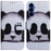 For Samsung Galaxy S26 Wallet Case Pattern Print Leather Phone Cover - Panda - 1