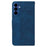 For Samsung Galaxy S26 Case Geometry Pattern Leather Wallet Phone Cover with Wrist Strap - Blue - 7