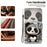 For Samsung Galaxy S26 Wallet Case Pattern Printing Leather Stand Phone Cover with Strap - Panda - 4