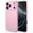 For iPhone 17 Pro Case Liquid Silicone Feel Soft TPU Protective Phone Cover - Pink - 1