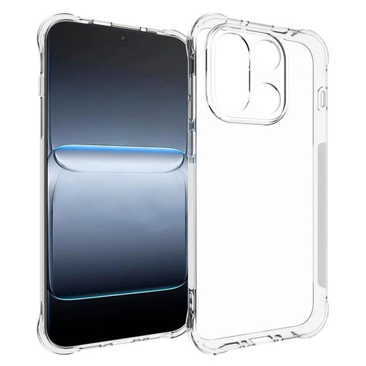 WANLONFENG For OnePlus 15 5G TPU Case  WL2 Series 2.0mm Phone Cover with 2Pcs Tempered Glass Films - Transparent - 2