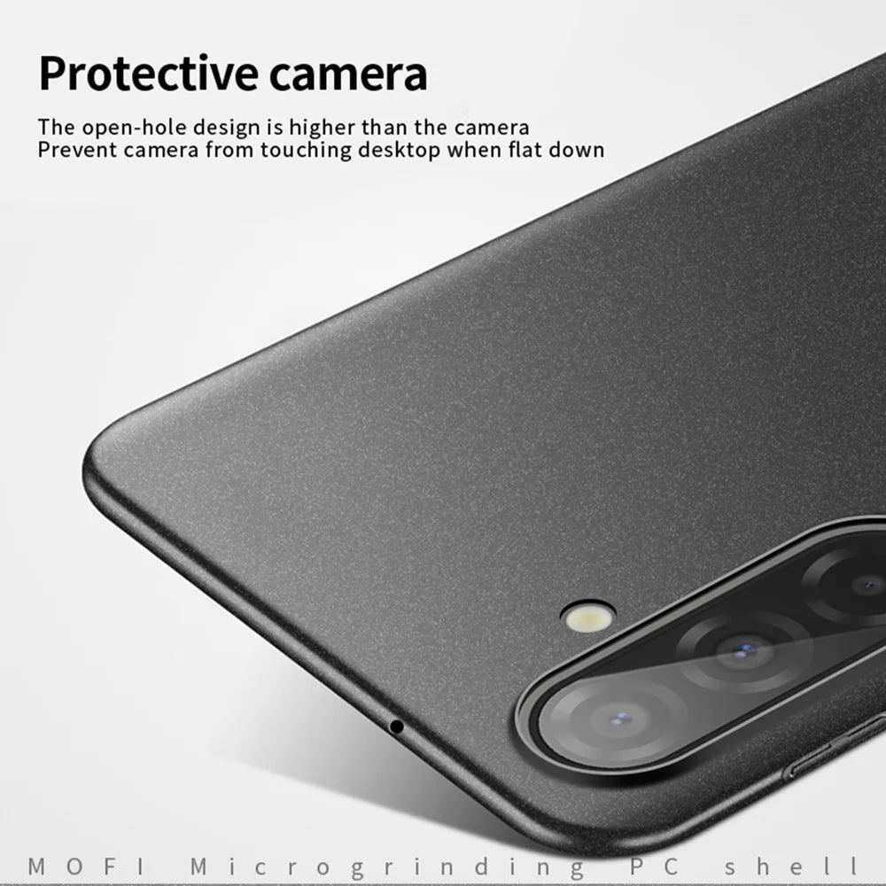 MOFI For Samsung Galaxy A17 5G PC Case  Shield Matte Series Slim Fit Phone Cover - Black - 3