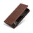 AZNS For vivo V60 Lite 5G Case Cowhide Texture PU Leather Wallet Phone Cover - Coffee - 5