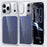 For iPhone 18 Pro / 17 Pro Case Compatible with MagSafe TPU Acrylic Phone Back Cover - Blue - 1