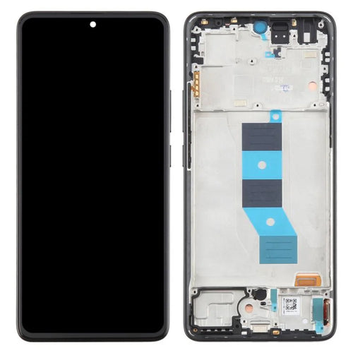 For Xiaomi Poco M7 Pro 5G Grade C LCD Screen and Digitizer Assembly + Frame Part (TFT) (Without Logo) - Black - 1