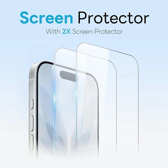 NORTHJO 5 in 1 Set for iPhone 17 Magnetic Case PC + TPU Phone Cover with 2 Front Screen Protector + 2 Lens Film - 3
