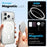 NORTHJO 5 in 1 Set for iPhone 17 Pro Magnetic Case PC + TPU Phone Cover with 2 Front Screen Protector + 2 Lens Film - 2