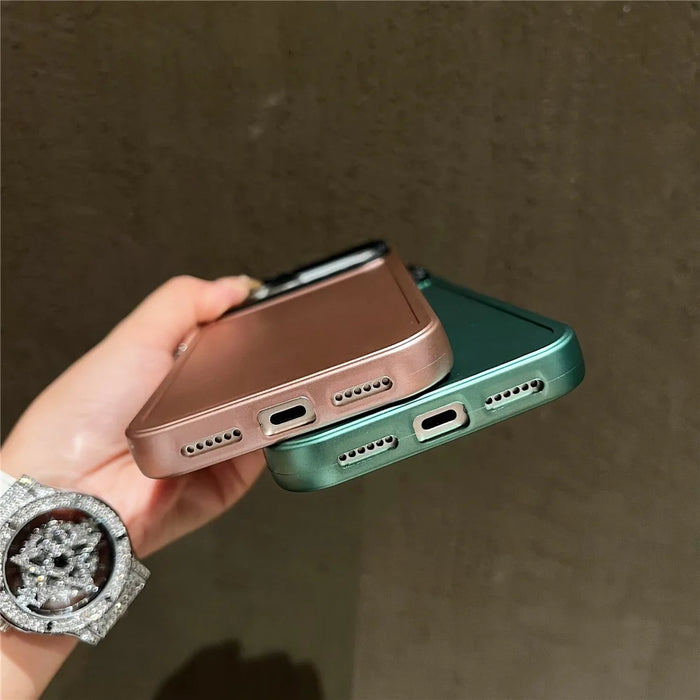 For iPhone 18 Pro Max / 17 Pro Max Case Black Lens Frame Metal Paint Finish PC + TPU Phone Back Cover - Black - 6