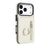 For iPhone 17 Pro Max Case Zipper RFID Blocking Retro Leather + TPU Phone Cover with Kickstand - White - 2