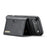 DG.MING M6 Series For iPhone Air Case Magnetic Wallet PU + PC + TPU Phone Cover - Black - 4