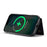 DG.MING M6 Series For iPhone Air Case Magnetic Wallet PU + PC + TPU Phone Cover - Black - 5