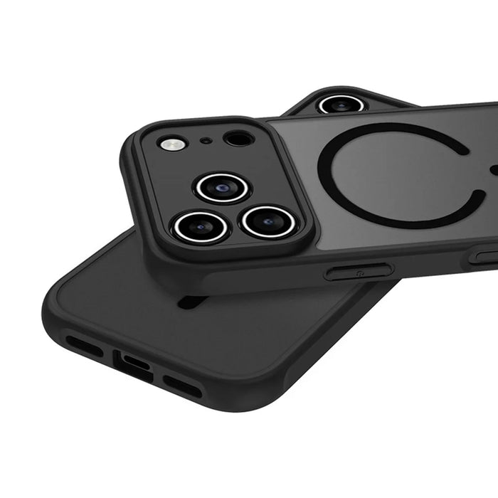 For iPhone 17 Pro Case Compatible with MagSafe Skin-Touch PC + TPU Matte Back Cover - 4