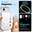 NORTHJO For iPhone Air Magnetic Case PC + TPU Phone Cover Set with Front Screen Protector + Lens Film - 2
