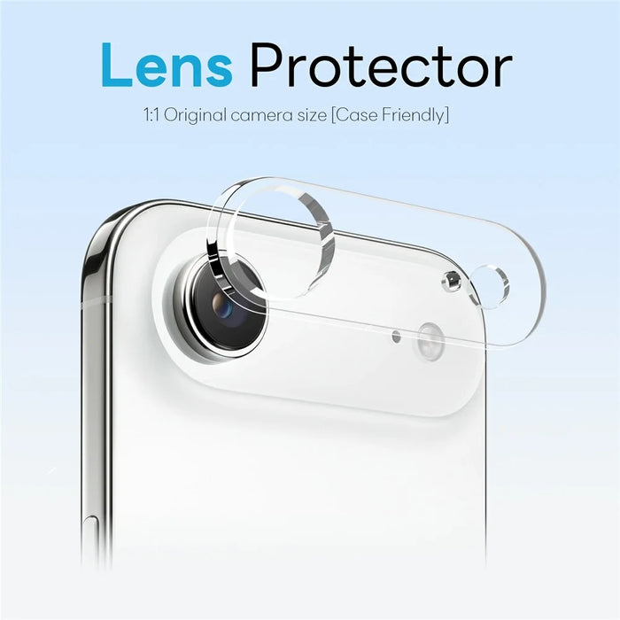 NORTHJO For iPhone Air Magnetic Case PC + TPU Phone Cover Set with Front Screen Protector + Lens Film - 4