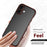 For iPhone 17 Bumper Case No-Back Phone Frame Cover with Lens Protection - Black / Red - 7