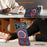 For iPhone 17 Pro Max Metal Case Rotating Kickstand Heat Dissipation Frameless Phone Bumper Cover with Lens Protector - Black / Red - 6