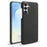For Samsung Galaxy S25 FE Phone Case Cloth Texture Anti-Scratch Protective PC Back Cover - Black - 1