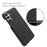 For Samsung Galaxy S25 FE Phone Case Cloth Texture Anti-Scratch Protective PC Back Cover - Black - 4