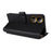 For ZTE nubia Neo 2 5G Case with Shoulder / Wrist Strap Leather Phone Cover Stand Wallet - Black - 4