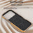 For iPhone Air Magnetic Case with Rotating Kickstand Leather + PC + TPU Electroplating Phone Cover - Orange - 5