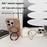 For iPhone 16 Pro Max Magnetic Case with Rotating Kickstand Leather + PC + TPU Electroplating Phone Cover - Desert Gold - 2